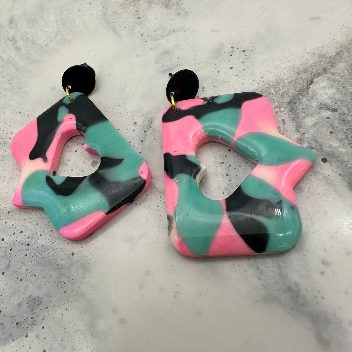 Emoji Heart Earrings