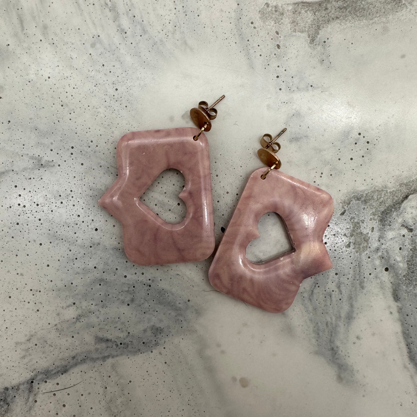 Emoji Heart Earrings