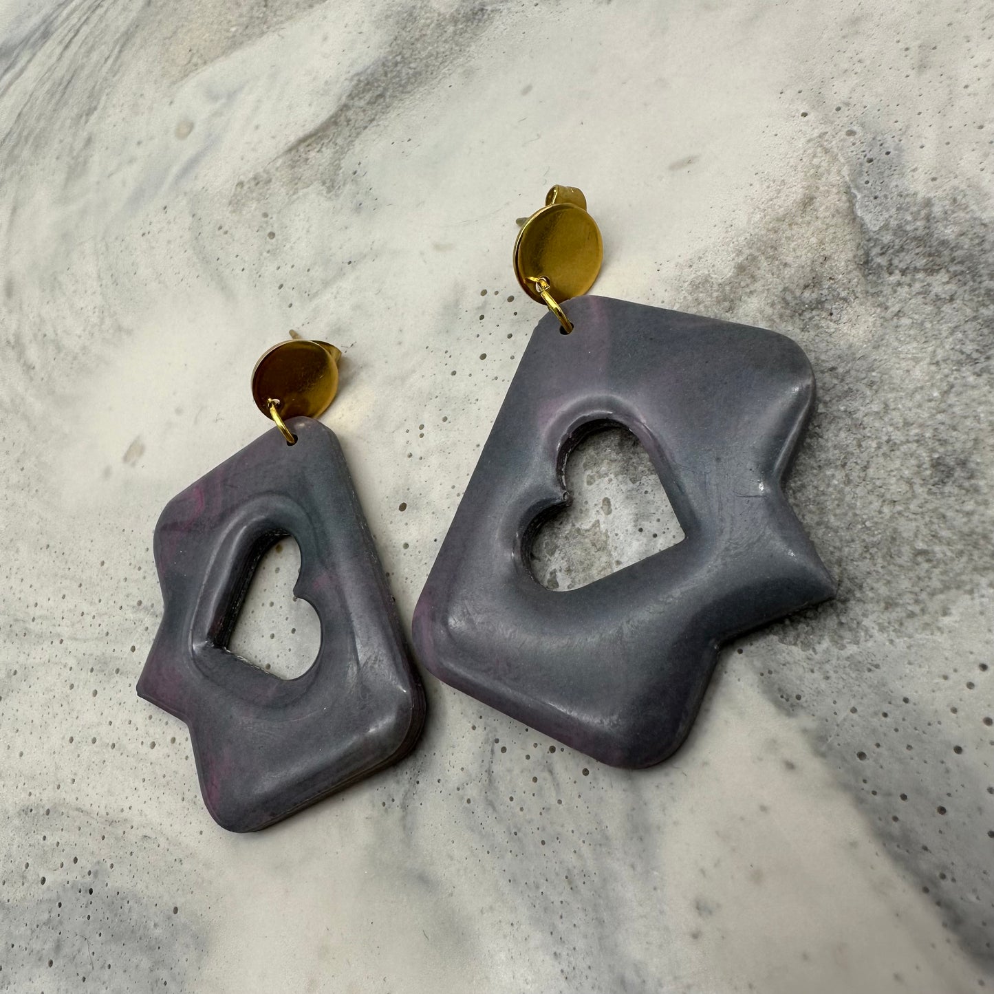 Emoji Heart Earrings