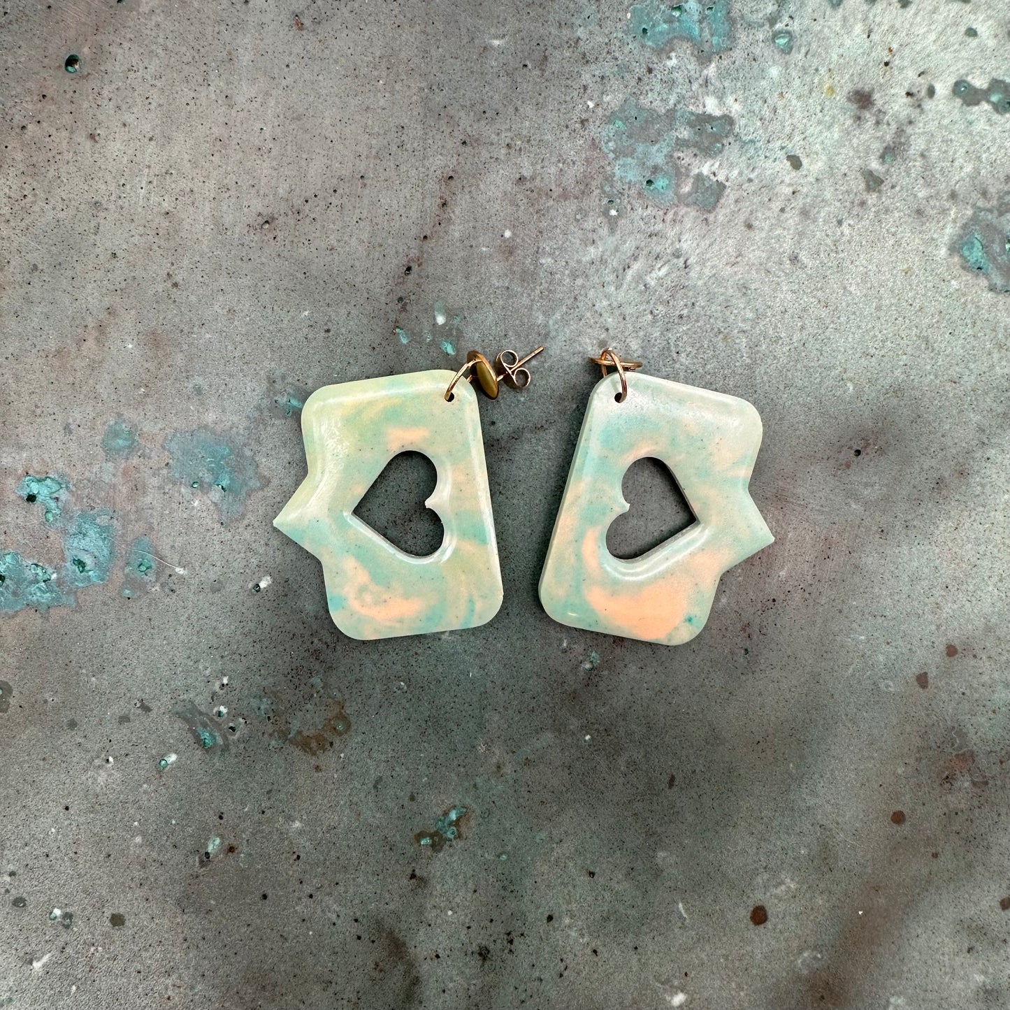 Emoji Heart Earrings