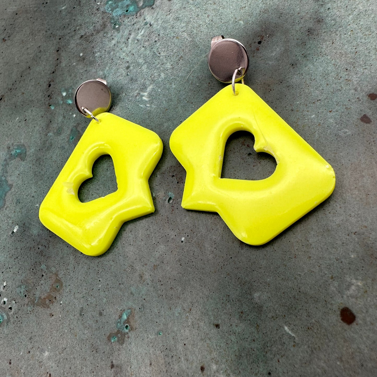Emoji Heart Earrings