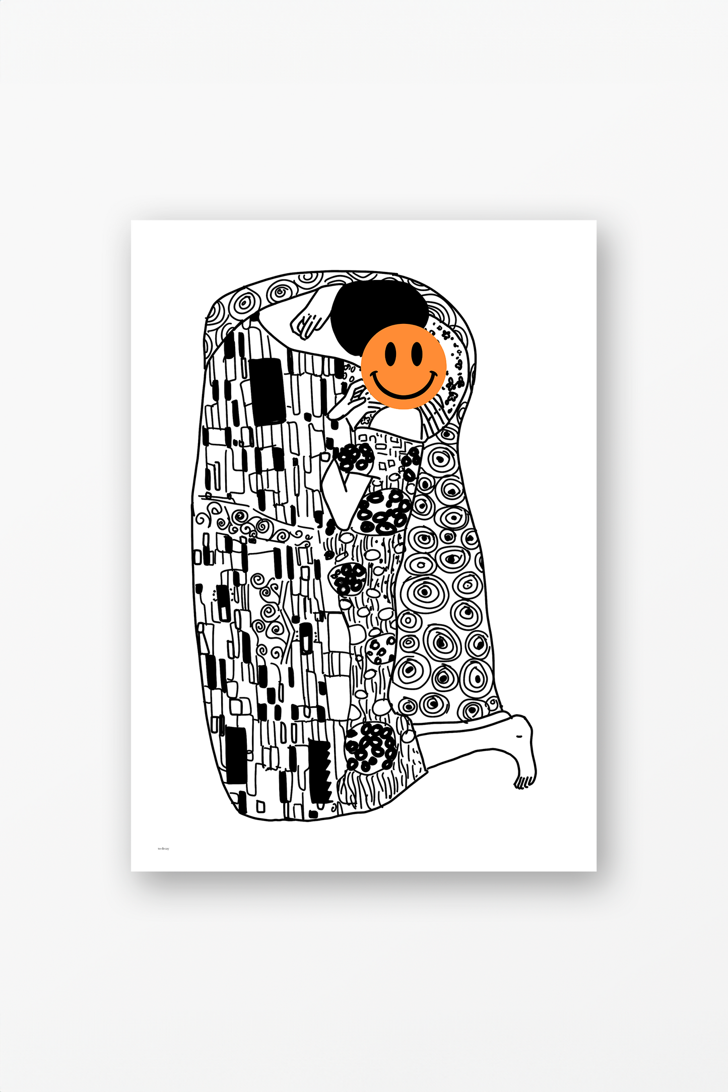 A Happy Kiss Poster - to decay