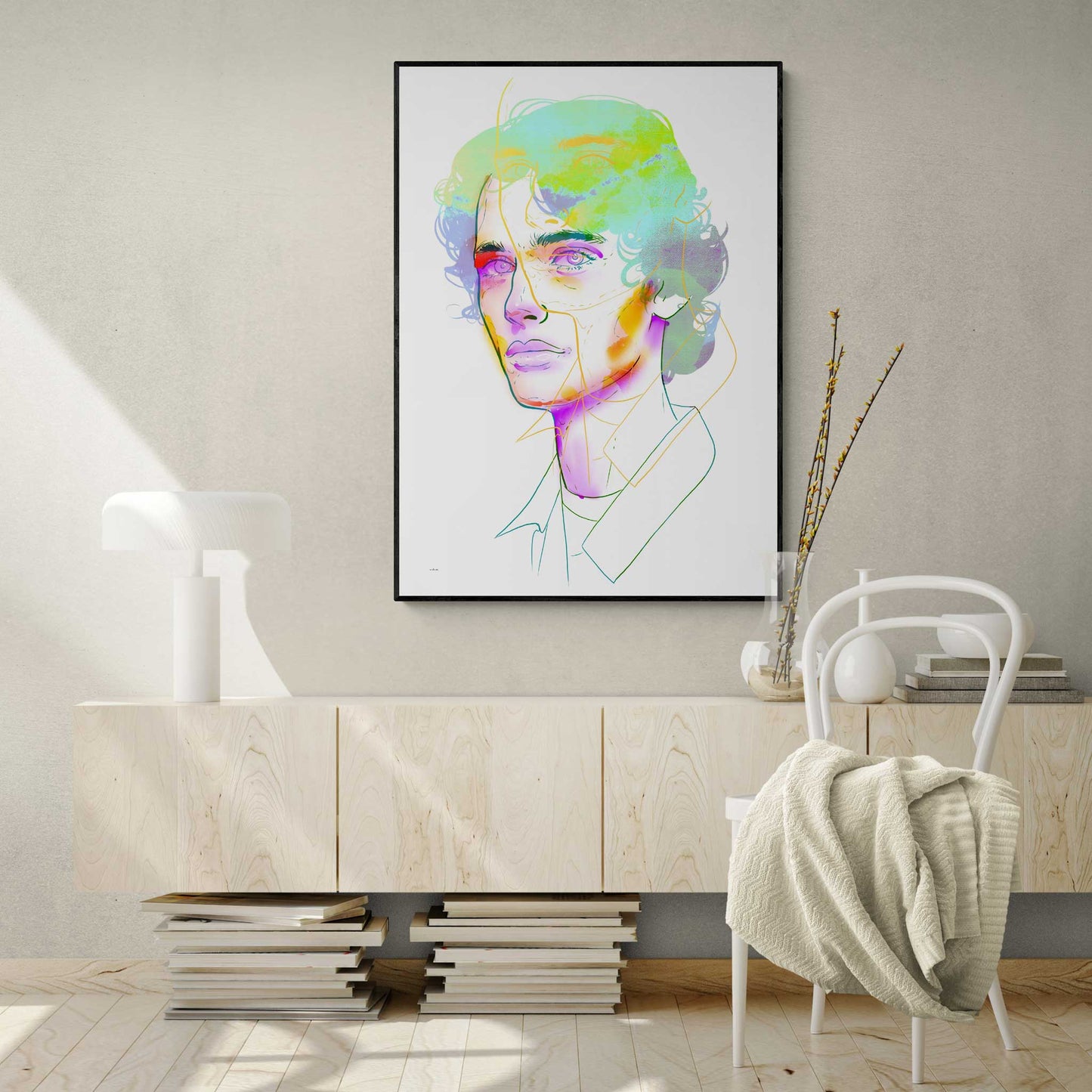 Green Hair Poster