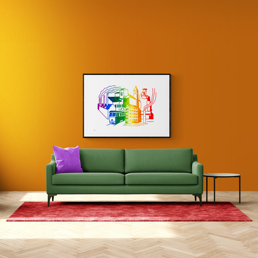 Norrköping Pride poster - to decay
