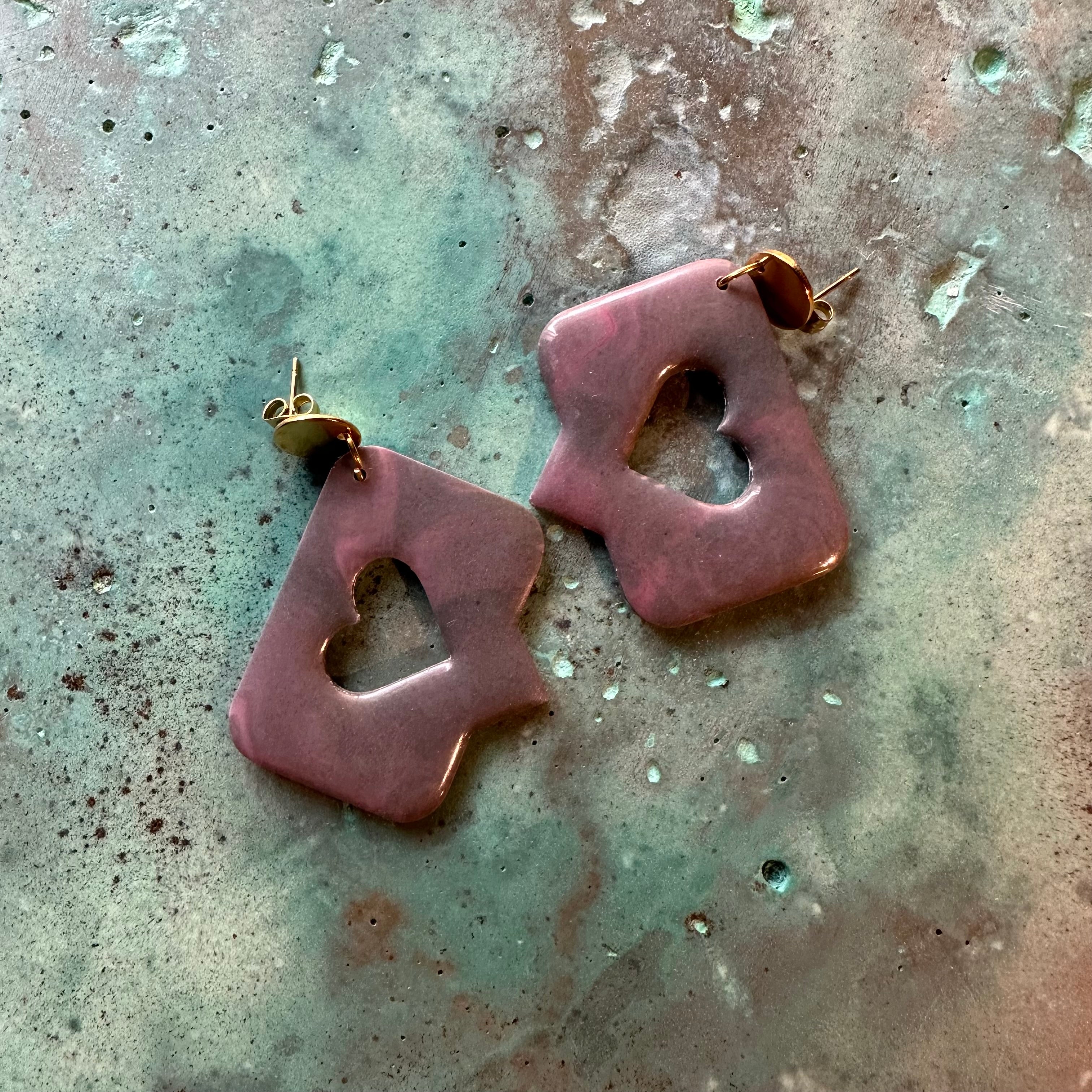 Emoji Heart Earrings