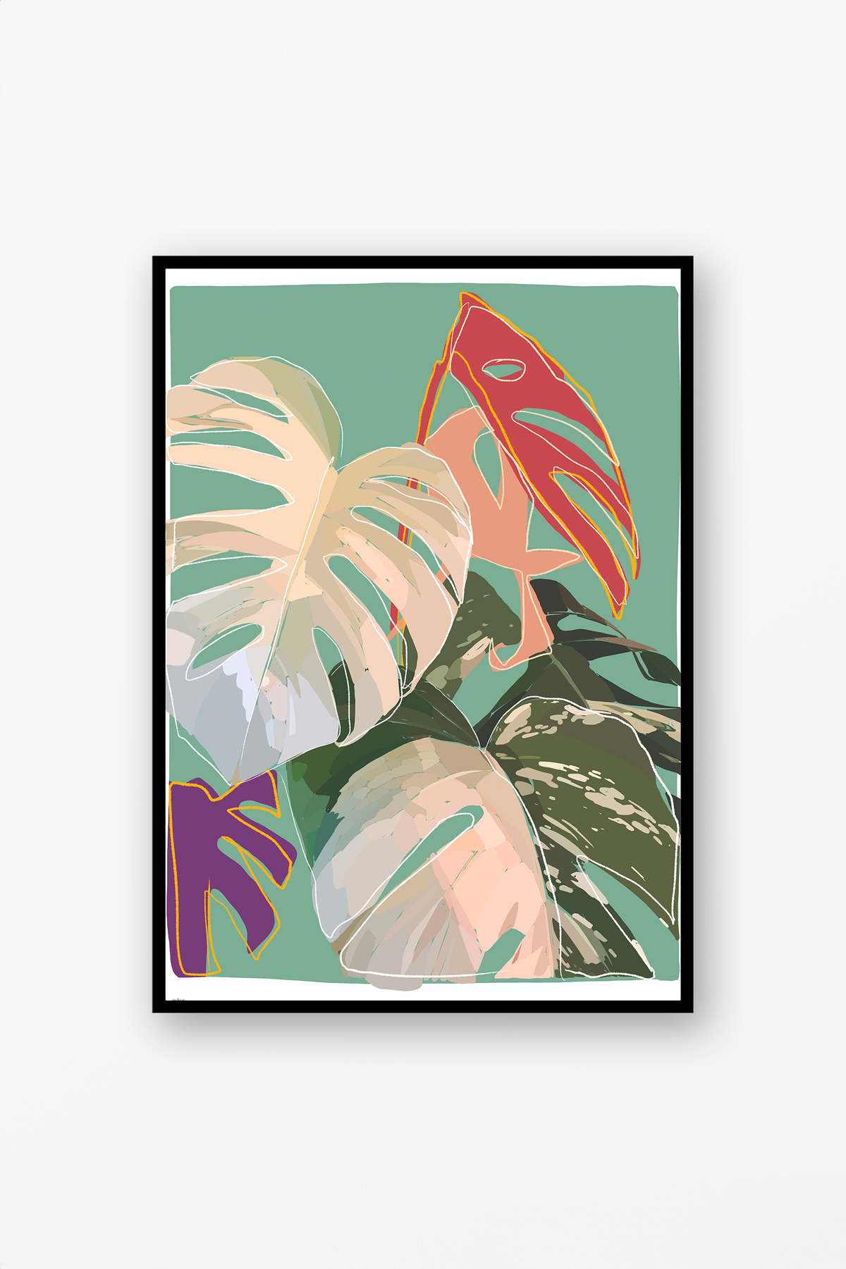 Monstera Poster #36 - to decay