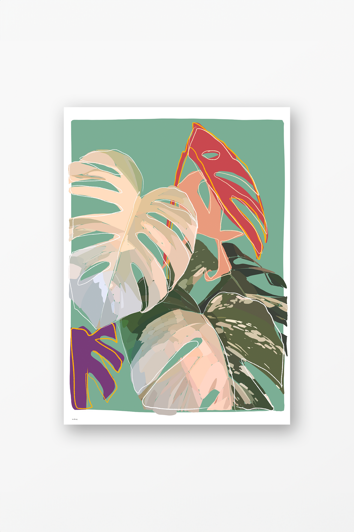 Monstera Poster #36 - to decay