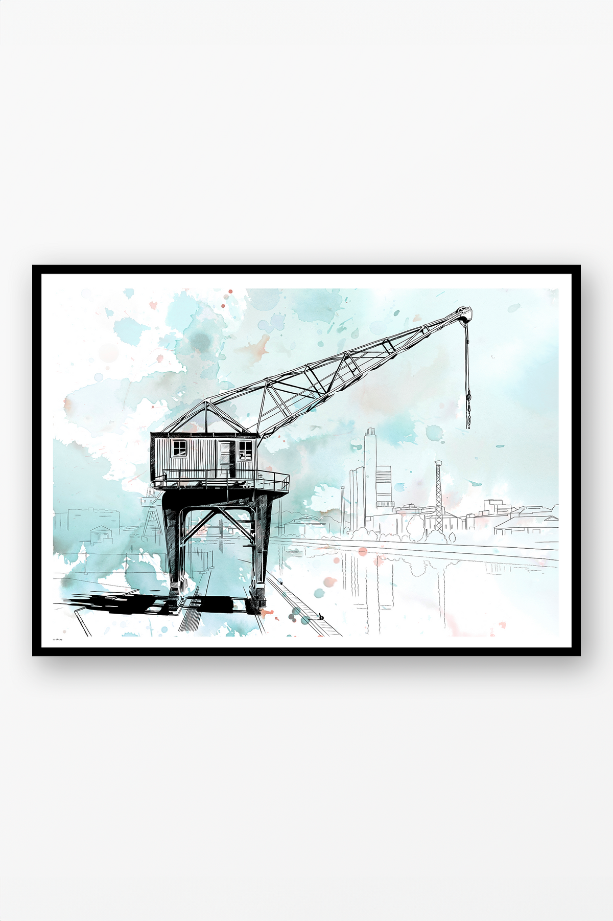 Lilla Hamnkranen Poster - to decay
