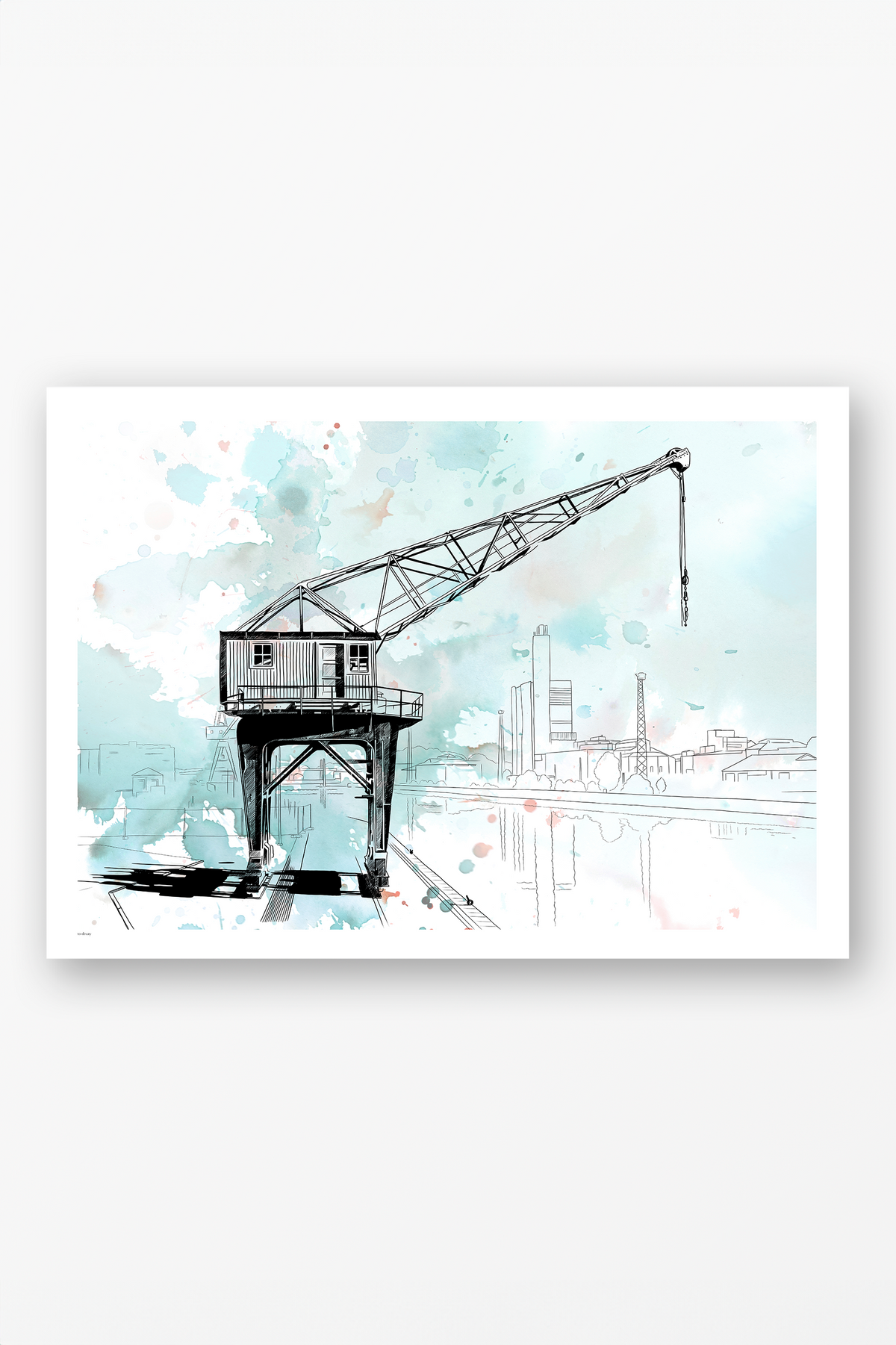 Lilla Hamnkranen Poster - to decay