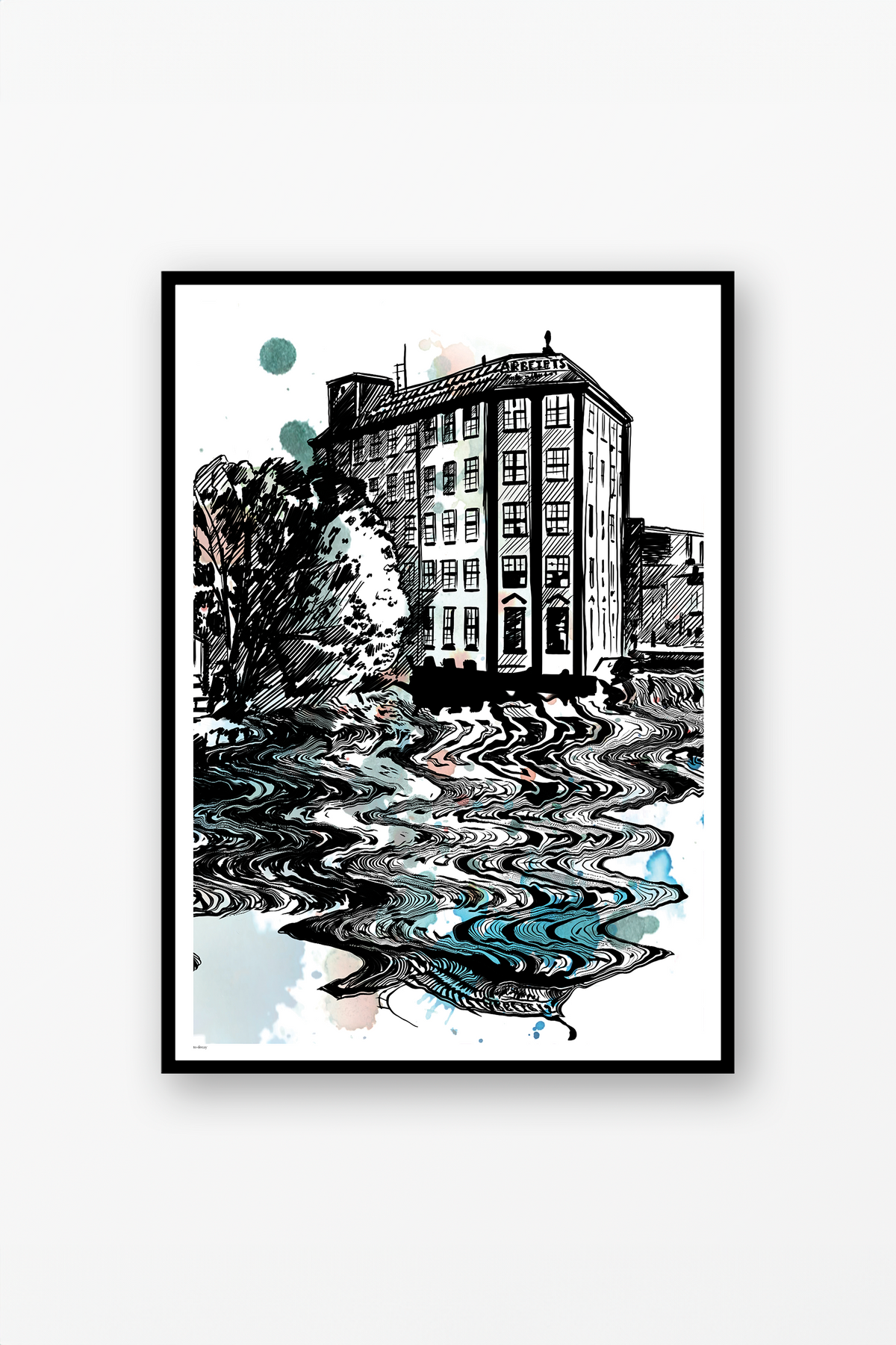 Strykjärnet Poster - to decay