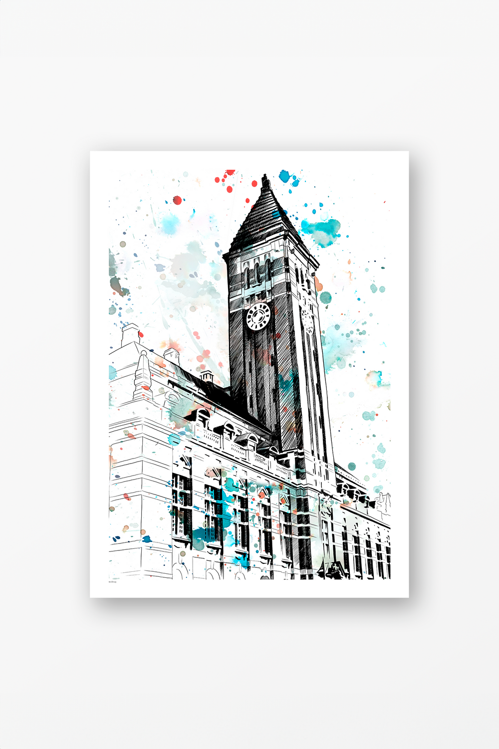 Rådhuset Gull-Olle Stående Poster