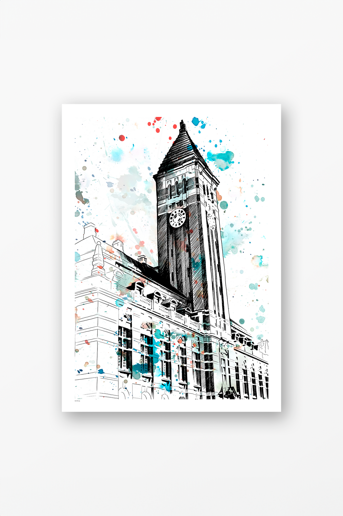 Rådhuset Gull-Olle Stående Poster