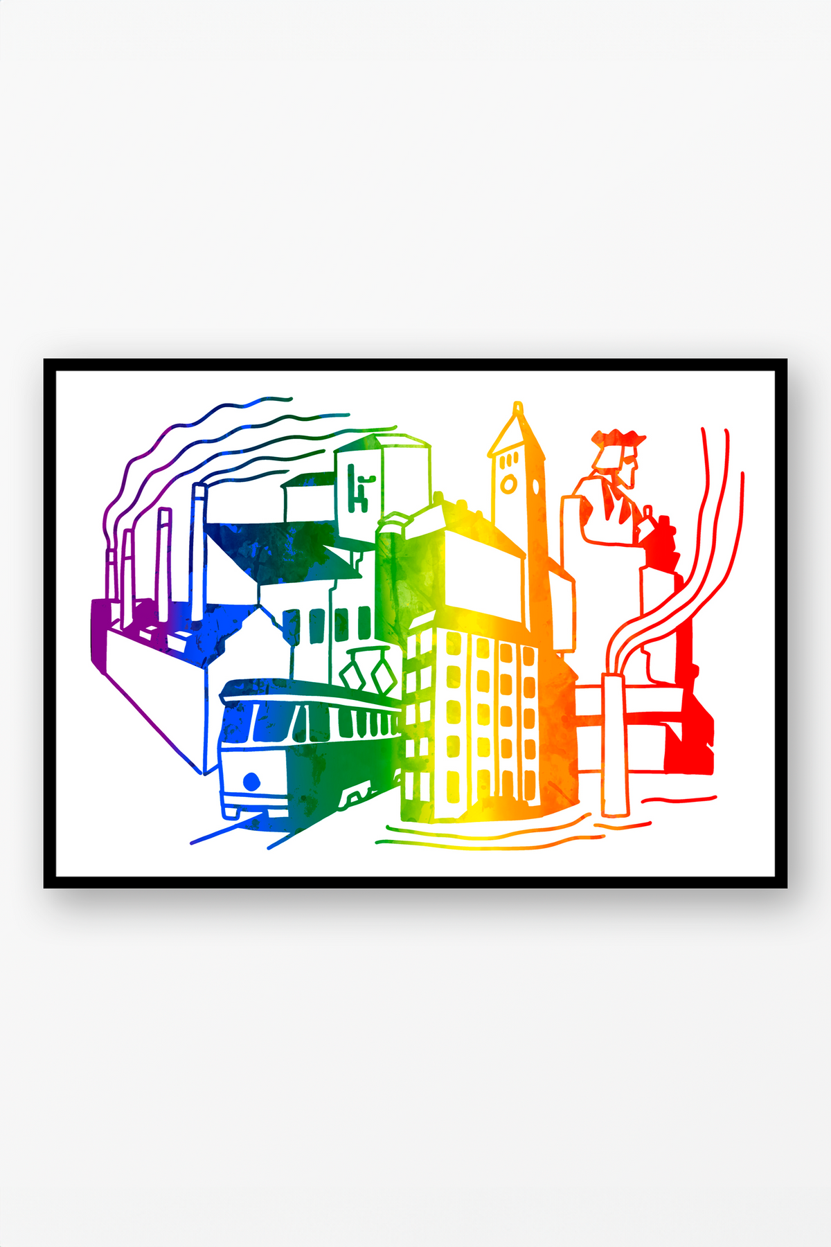 Norrköping Pride poster - to decay