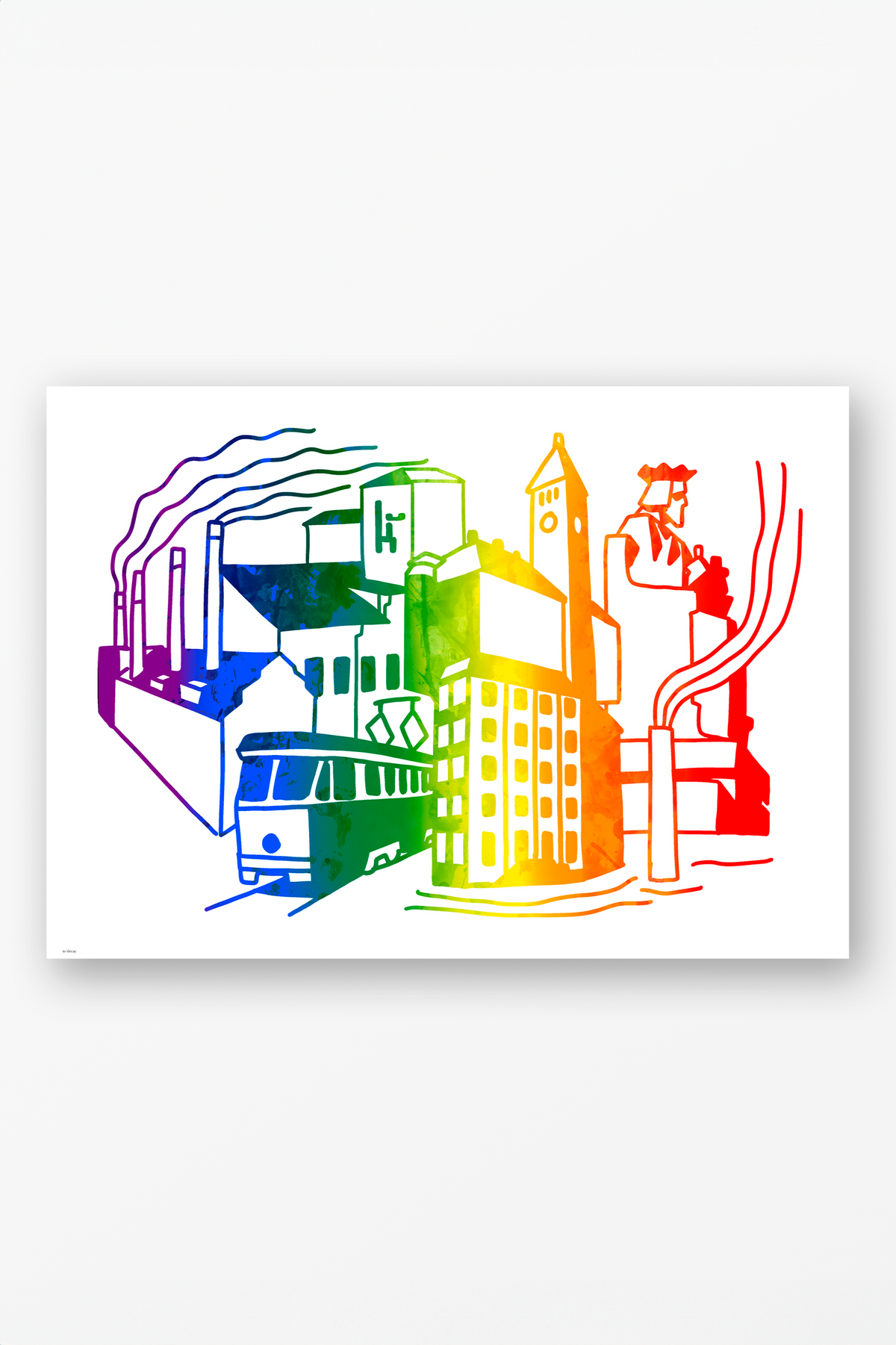 Norrköping Pride poster - to decay