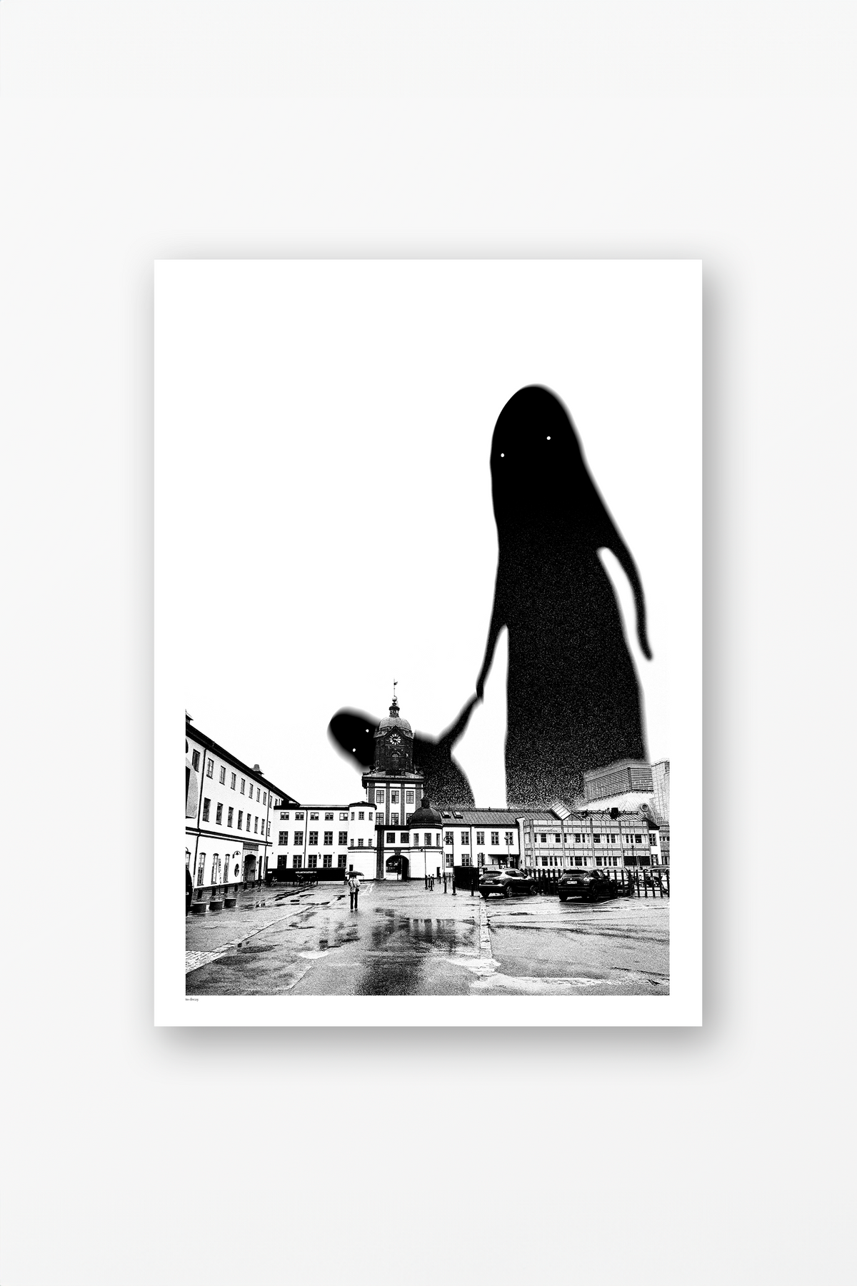 Ghost Looking Poster