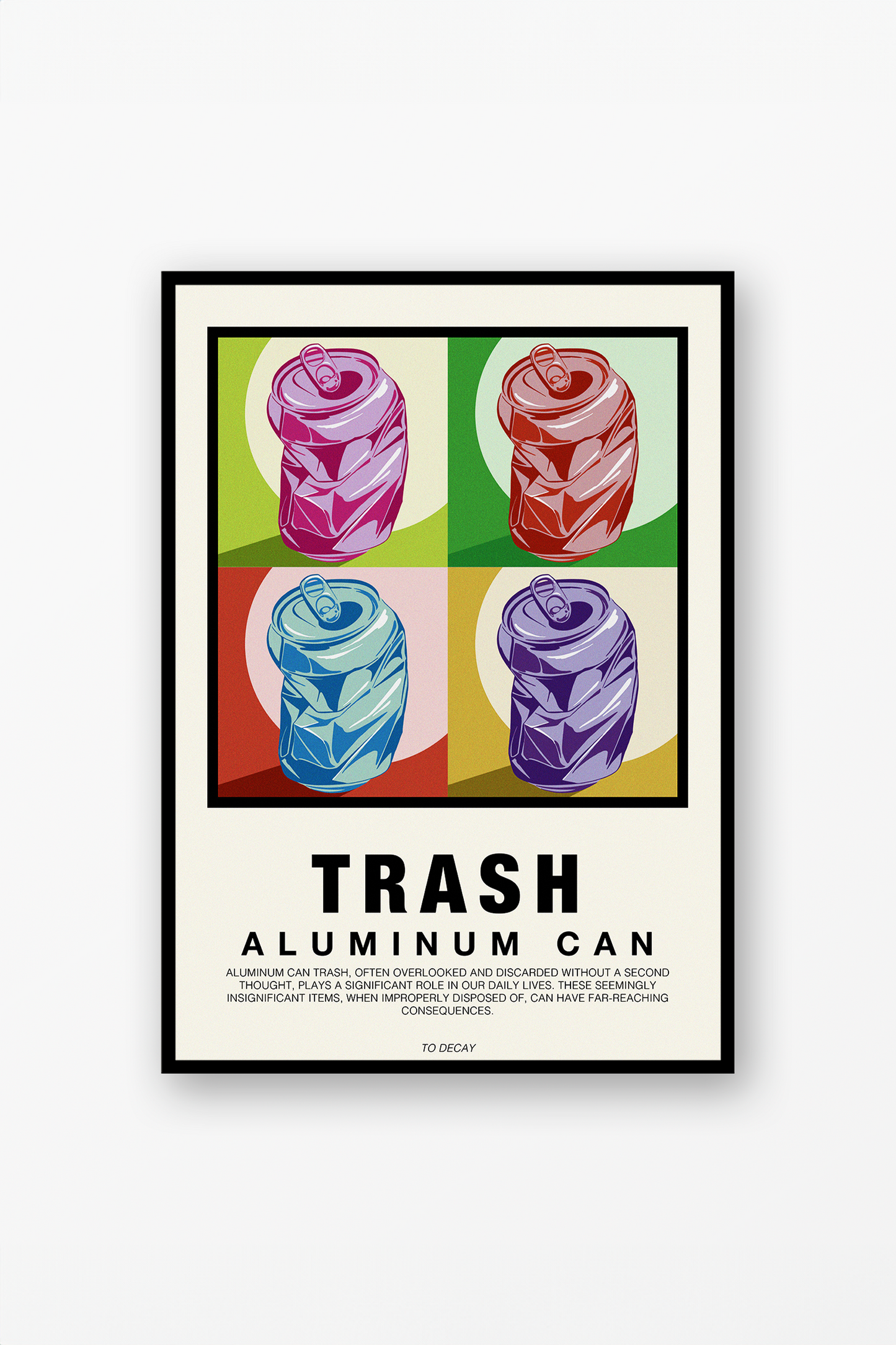 Trash - Aluminum Can Poster