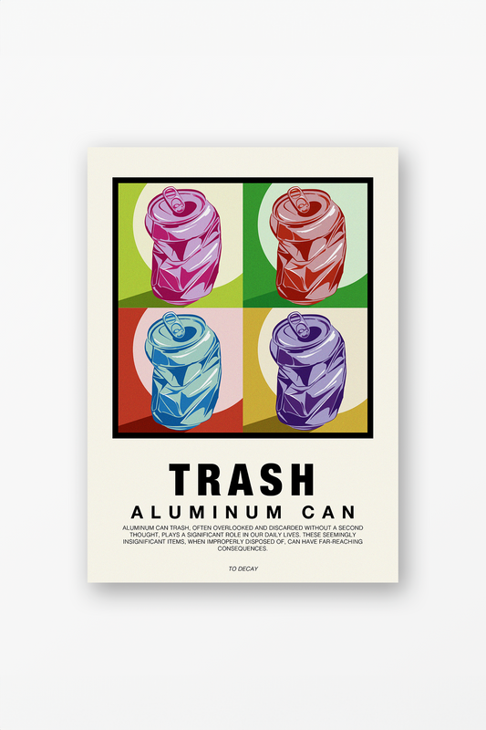 Trash - Aluminum Can Poster
