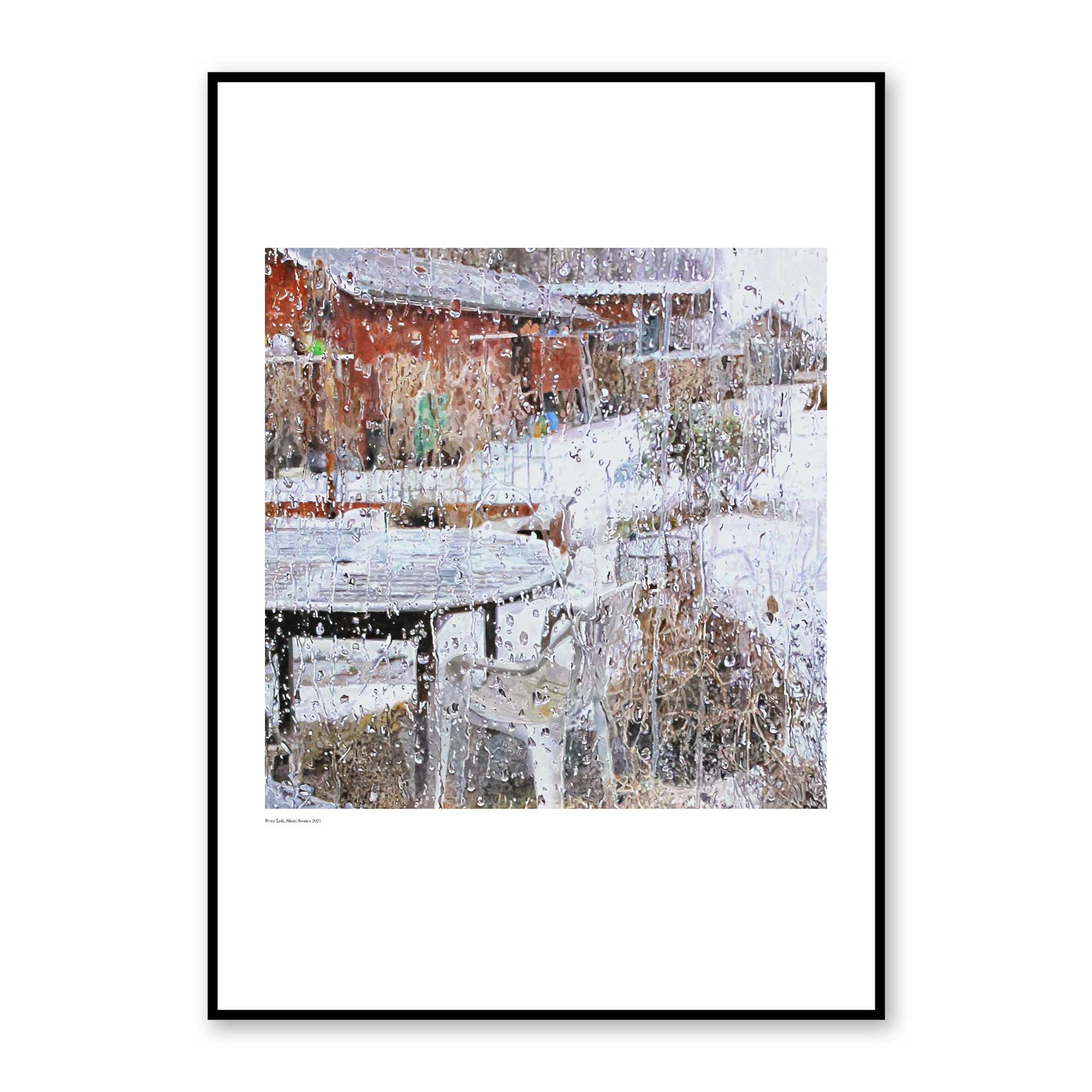 Regn 2, konsttryck poster - to decay