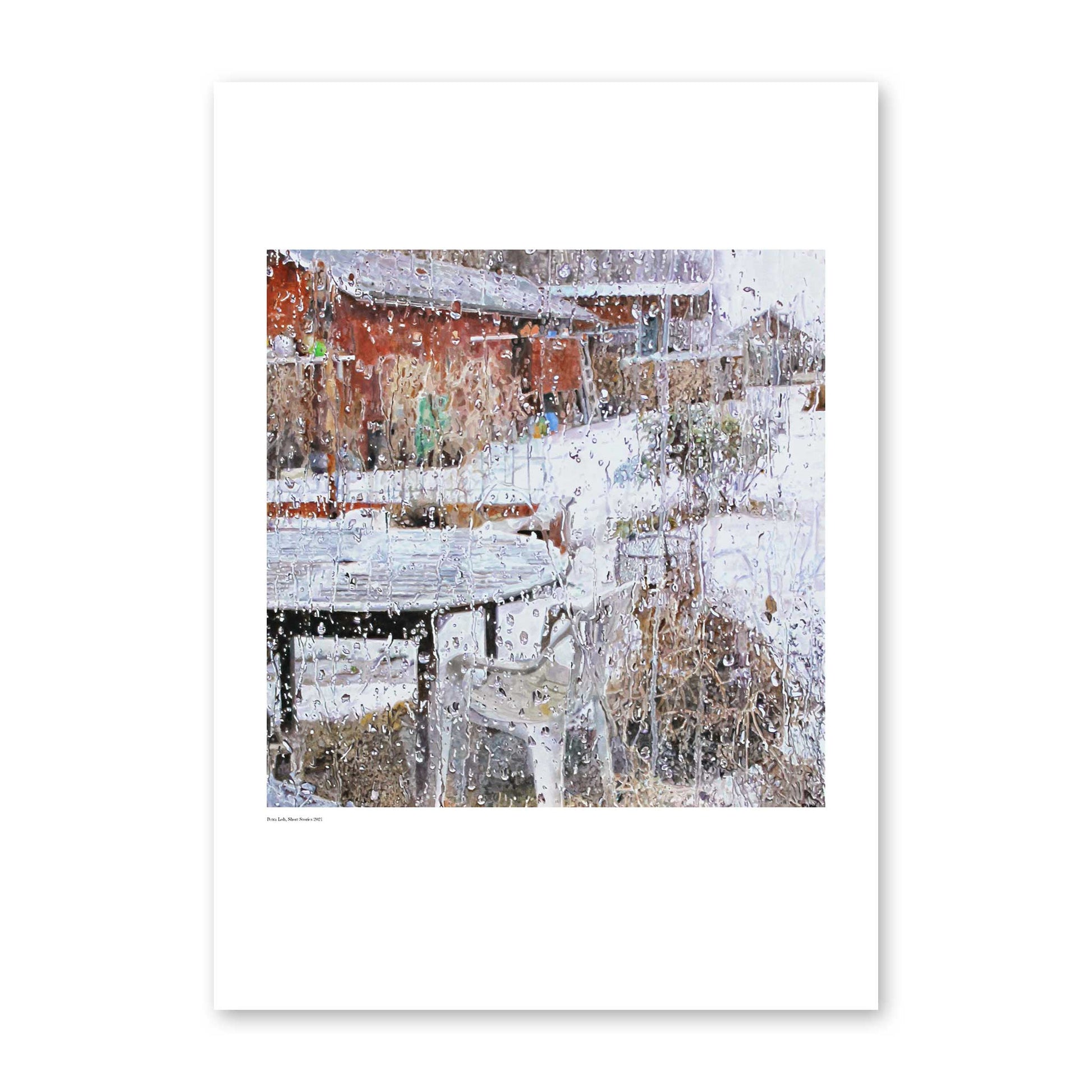 Regn 2, konsttryck poster - to decay