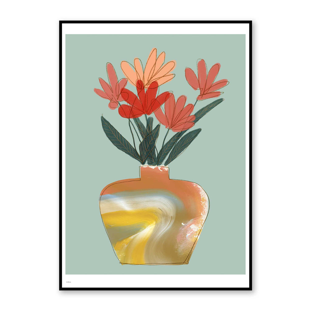 Flower Vase Poster