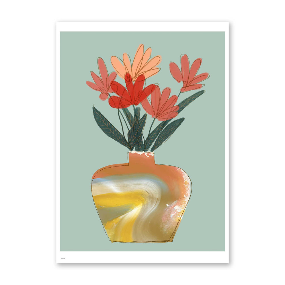 Flower Vase Poster