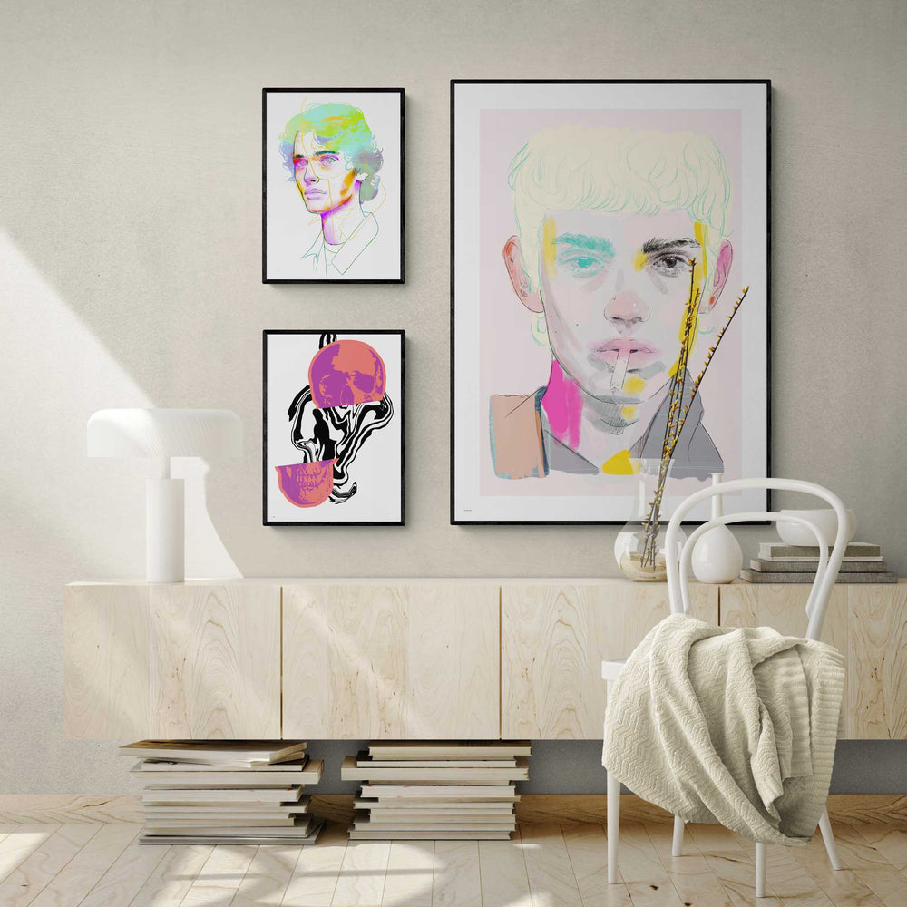 Green Hair Poster